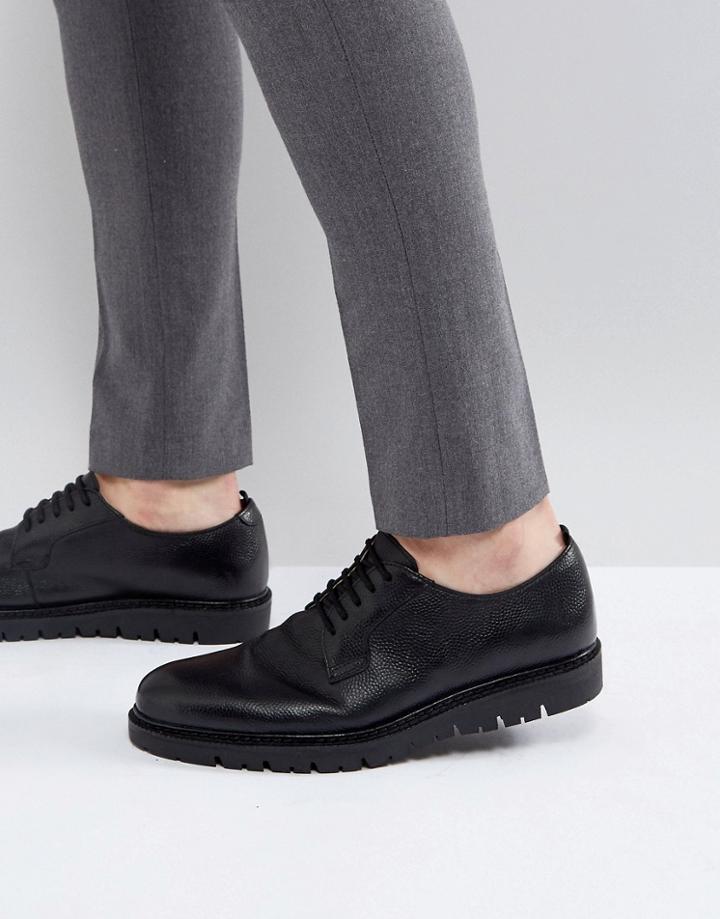 Walk London Timmy Chunky Shoes In Black - Black