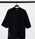 Collusion Super Oversized T Shirt With Logo In Black