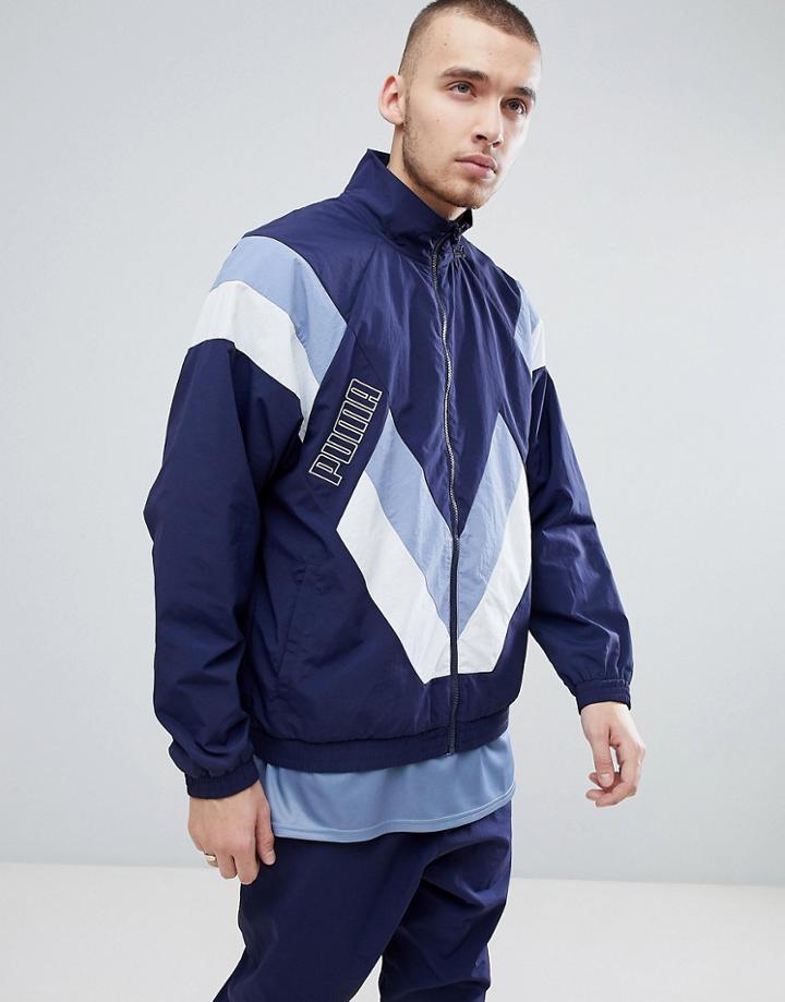 Puma Heritage Jacket In Navy 57500206 - Navy