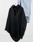 French Connection Oversize Shirt In Black