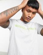 Marshall Artist Logo T-shirt In Light Gray Heather-grey