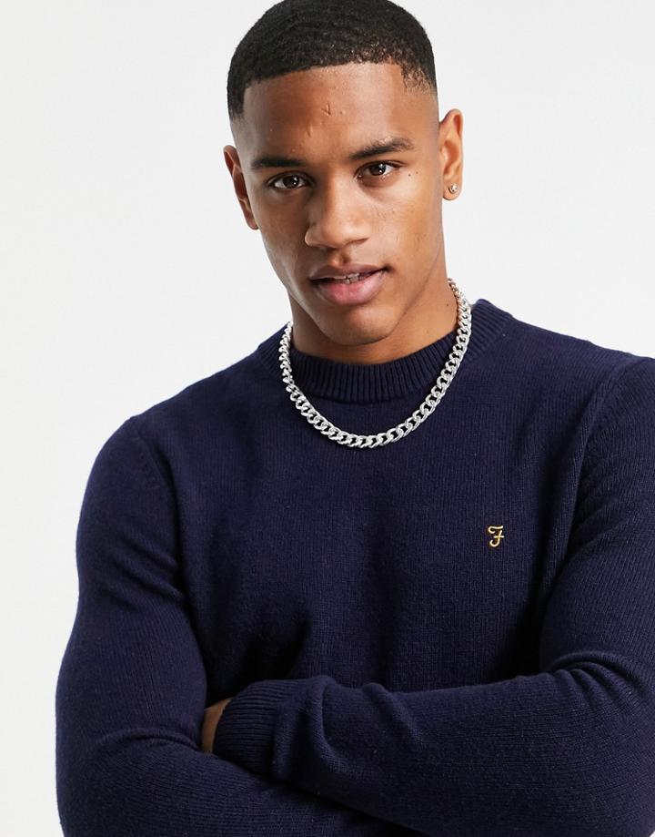 Farah Birchall Sweater In Navy