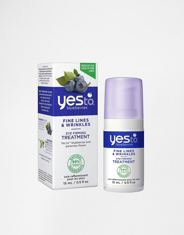 Yes To Blueberries Eye Cream - Clear