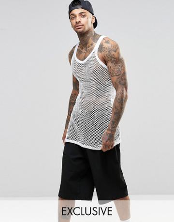 Reclaimed Vintage Tank - White