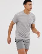 Nike Running Miler T-shirt In Gray