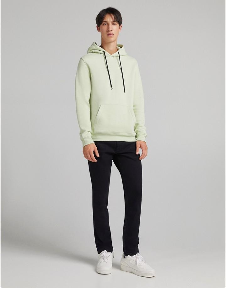 Bershka Slim Jeans In Black