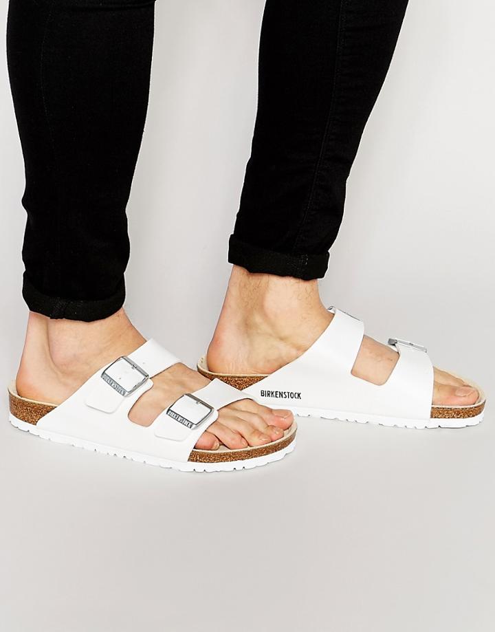 Birkenstock Arizona Sandals In White - White