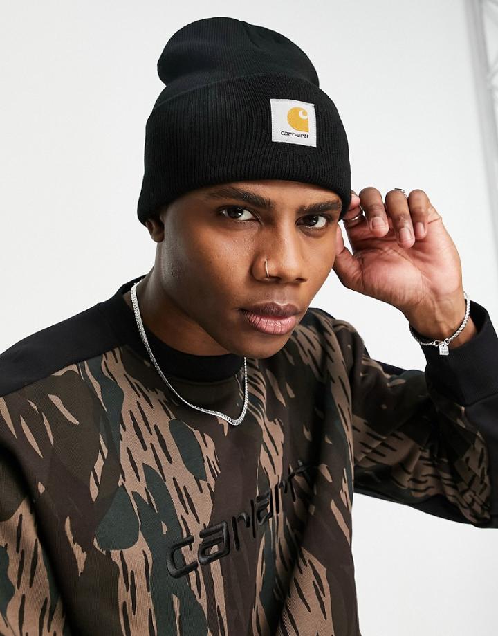 Carhartt Wip Watch Beanie In Black