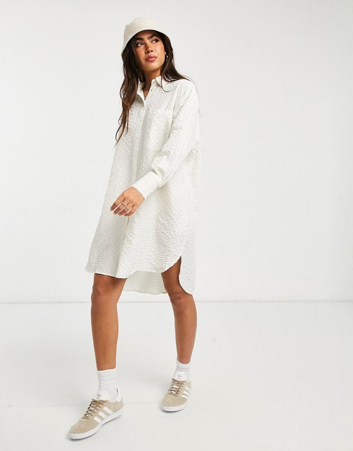 Vila Oversized Shirt In White