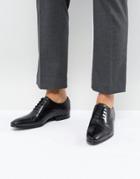 Ted Baker Murain Leather Oxford Shoes In Black - Black
