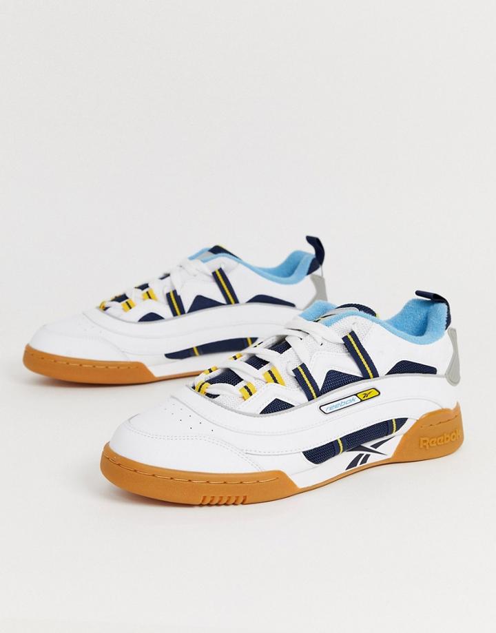 Reebok Workout Plus Recrafted Sneakers In White