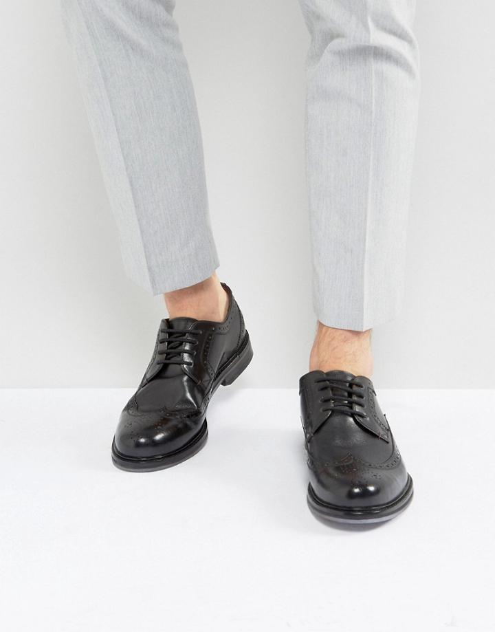 Ted Baker Ttanum Brogue Derby Brogues - Black