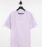 Columbia Csc Basic Logo T-shirt In Lilac Exclusive At Asos-purple