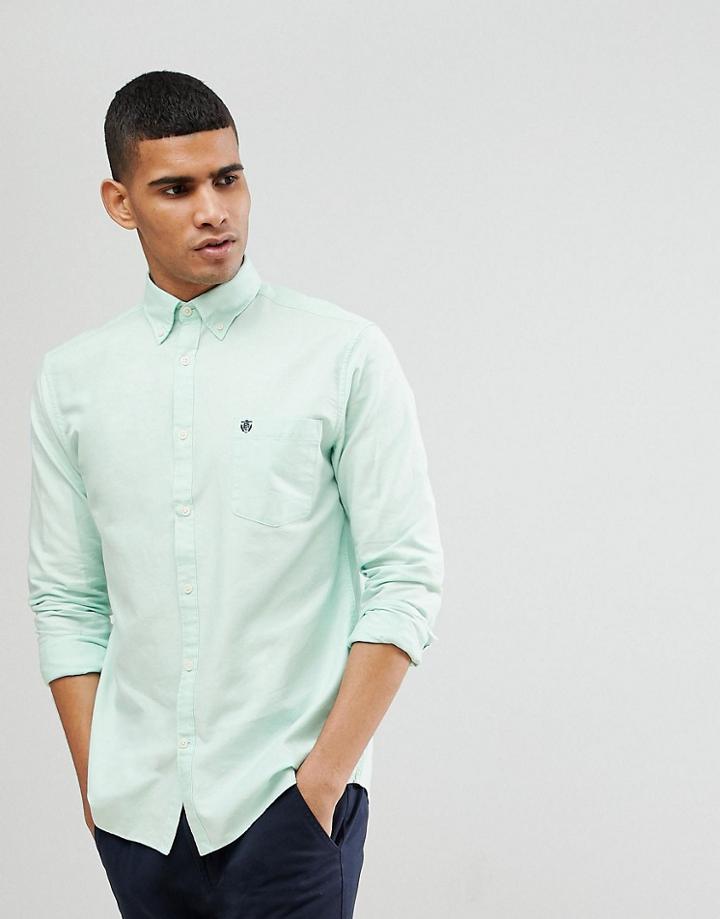 Selected Homme Regular Button Down Oxford Shirt - Blue