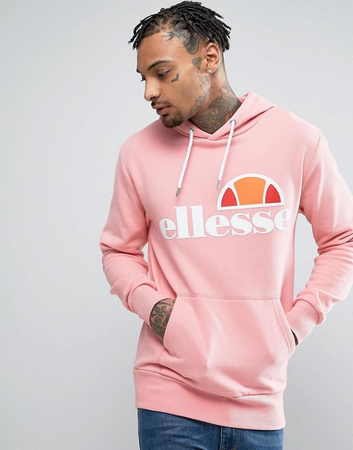 Ellesse Hoodie With Classic Logo - Pink