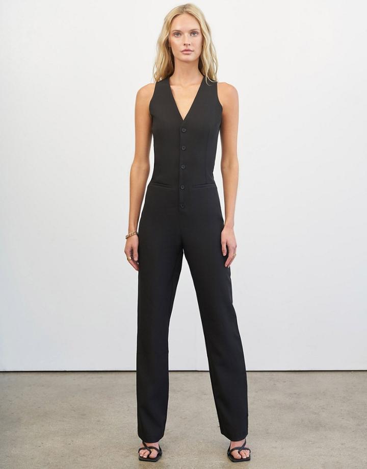 4th & Reckless Tailored Jumpsuit In Black