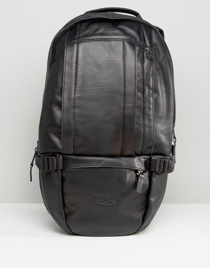 Eastpak Leather Floid Backpack - Black