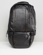 Eastpak Leather Floid Backpack - Black