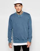 Only & Sons Washed Sweatshirt - Dress Blue