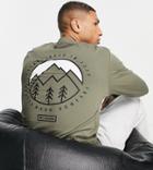 Columbia Cades Cove Long Sleeve T-shirt In Green Exclusive At Asos