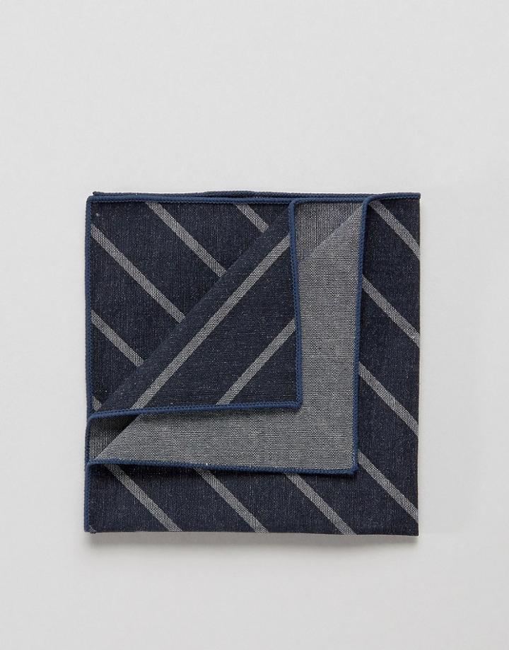 Jack & Jones Pocket Square Stripe - Blue