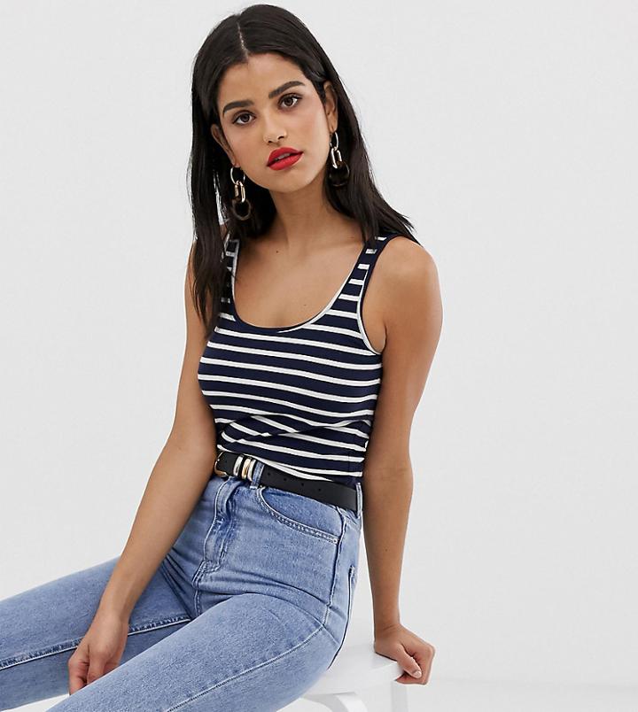 Vero Moda Tall Stripe Tunic Tank - Multi
