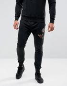 Juice Washed Out Slim Fit Joggers - Black