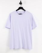 Weekday Oversized T-shirt In Light Blue-blues