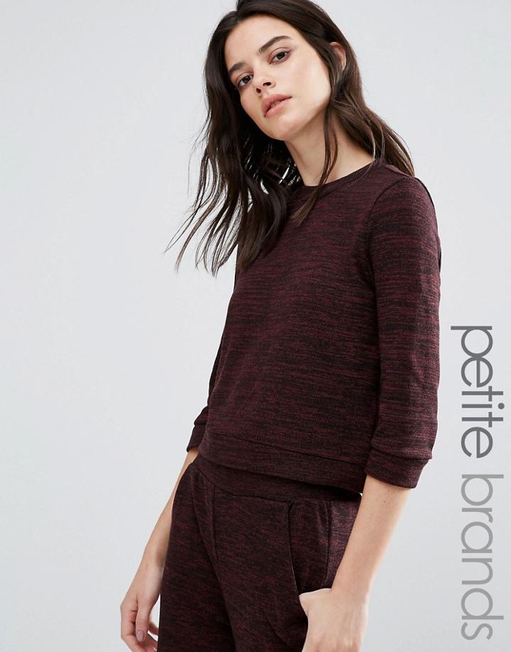 Vero Moda Petite Slouchy Jumper - Brown