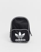 Adidas Originals Trefoil Mini Backpack In Black - Black