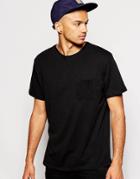 Another Influence Longline Pocket T-shirt - Black