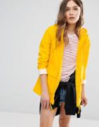 New Look Matte Anorak Jacket - Yellow