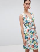 Closet London Floral Print Mini Dress - Multi