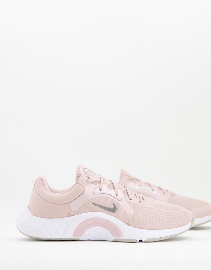 Nike Training Renew In-season 11 Sneakers In Pink Oxford