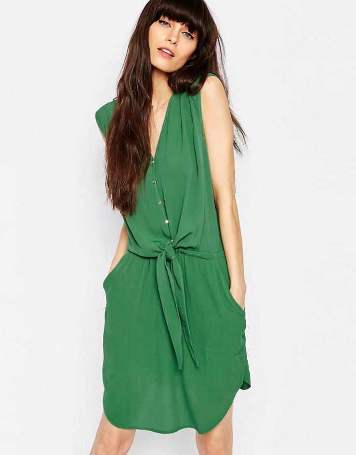Selected Miva Sleeveless Dress - Myrtle