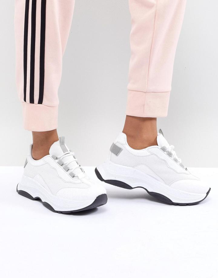 Asos Design Dare Chunky Sneakers - White