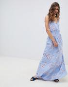 B.young Cherry Blossom Maxi Dress - Multi