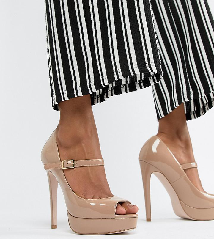 Miss Kg Peep Toe Platforms - Beige