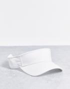 Asos Design Visor Cap In White