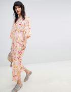 Vero Moda Floral Jumpsuit - Multi