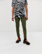 Weekday Cone Slim Tapered Jeans In Green - Green