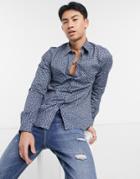 Paul Smith Tailored Long Sleeve Shirt-blues