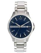 Armani Exchange Stainless Steel Strap Watch Ax2132 - Silver