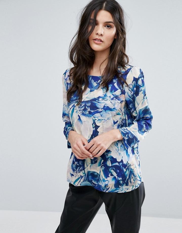 Y.a.s Glaze Floral Top - Multi
