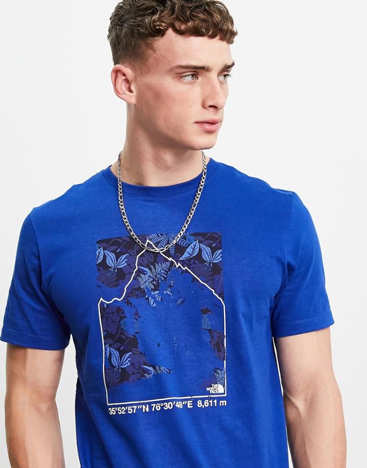 The North Face Dna Proud Graphic T-shirt In Blue-blues
