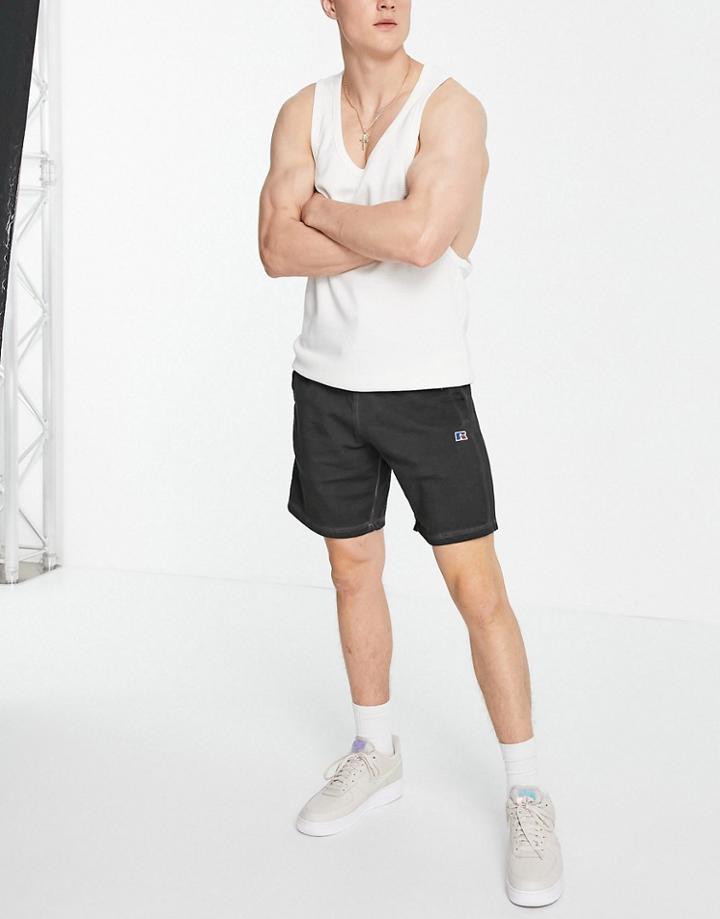 Russell Athletic Faded Logo Jersey Shorts-black
