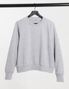 Noisy May Sweatshirt In Gray-grey