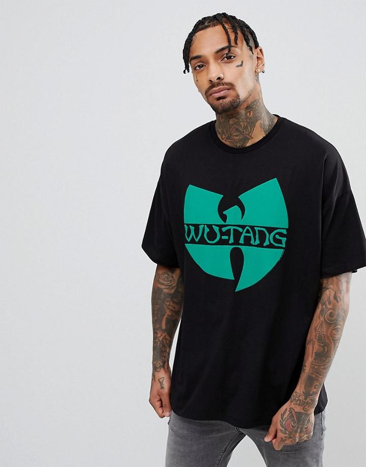 Asos Wu Tang Clan Oversized Band T-shirt - Black