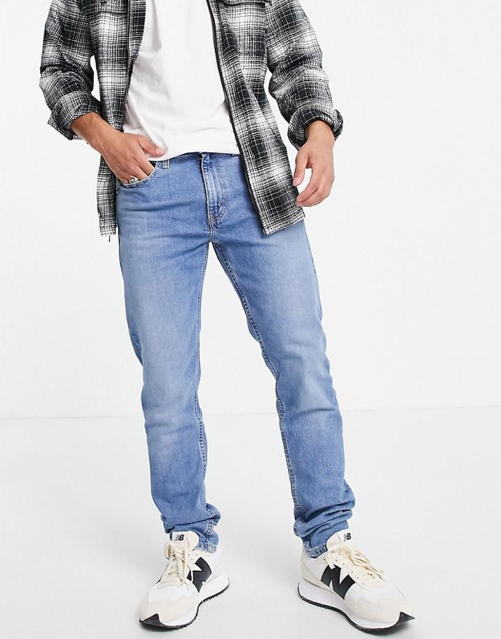 Levi's 512 Slim Tapered Fit Lo-ball Jeans In Light Wash Blue-blues