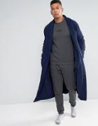 Emporio Armani Slim Cuffed Sweatpants In Quilted Cotton - Gray